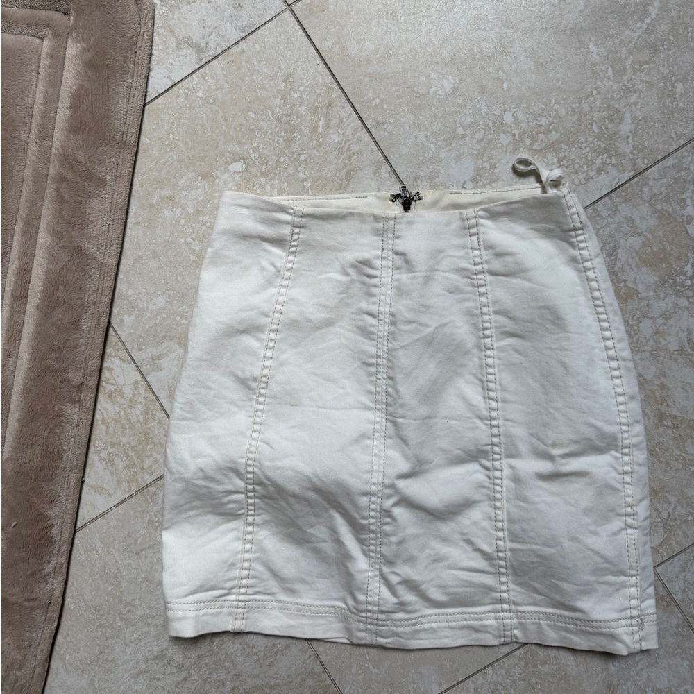 Free people white skirt